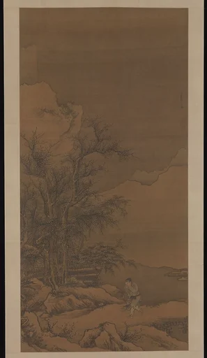 明 戴進 雪歸圖 軸|Returning home through the snow