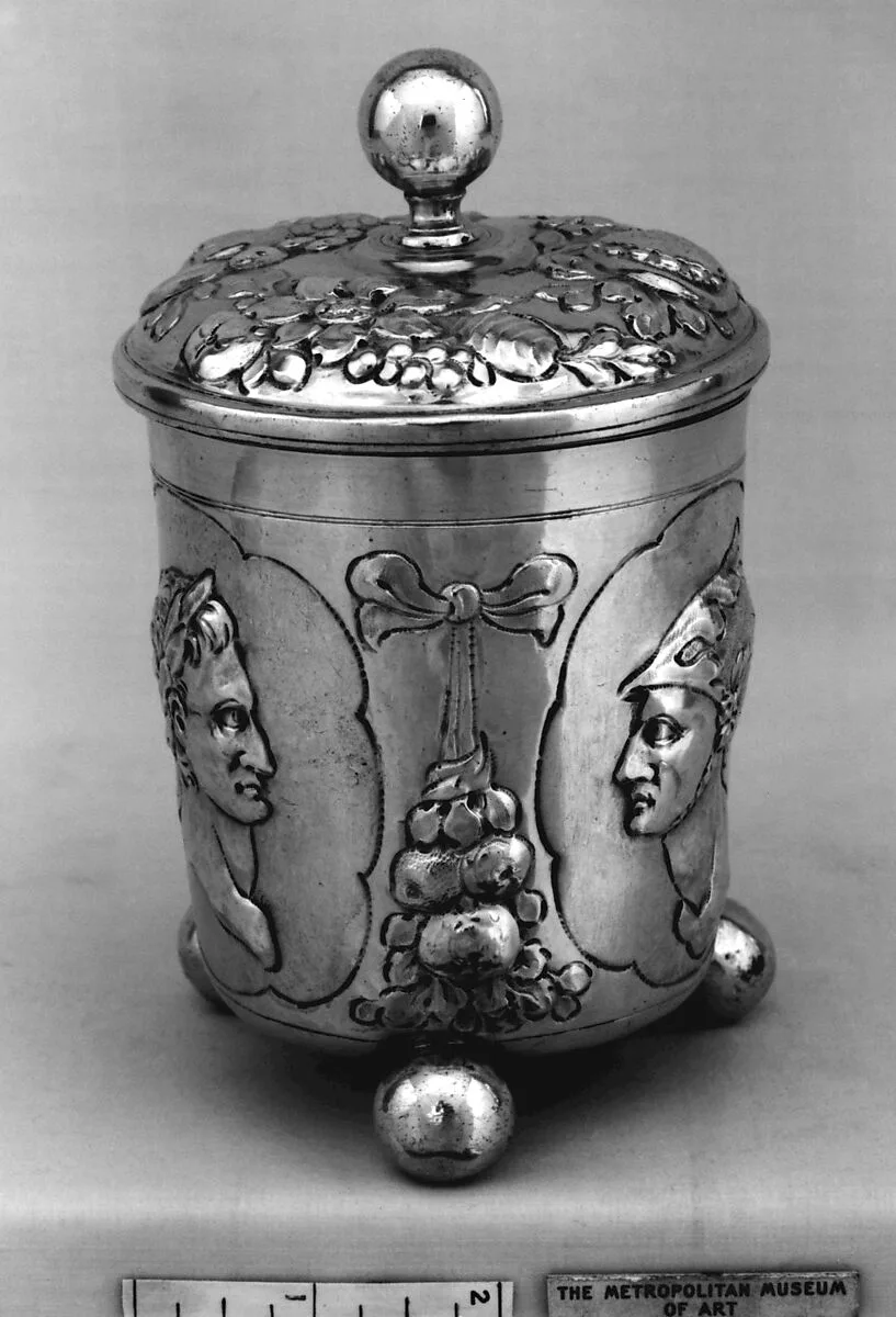 Beaker with cover — Johann Christoph Pfeiffelmann