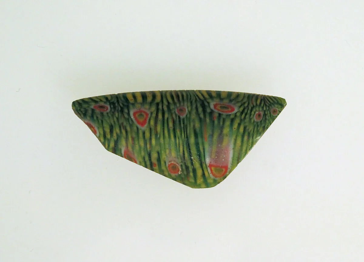 Glass mosaic bowl fragment — Unknown