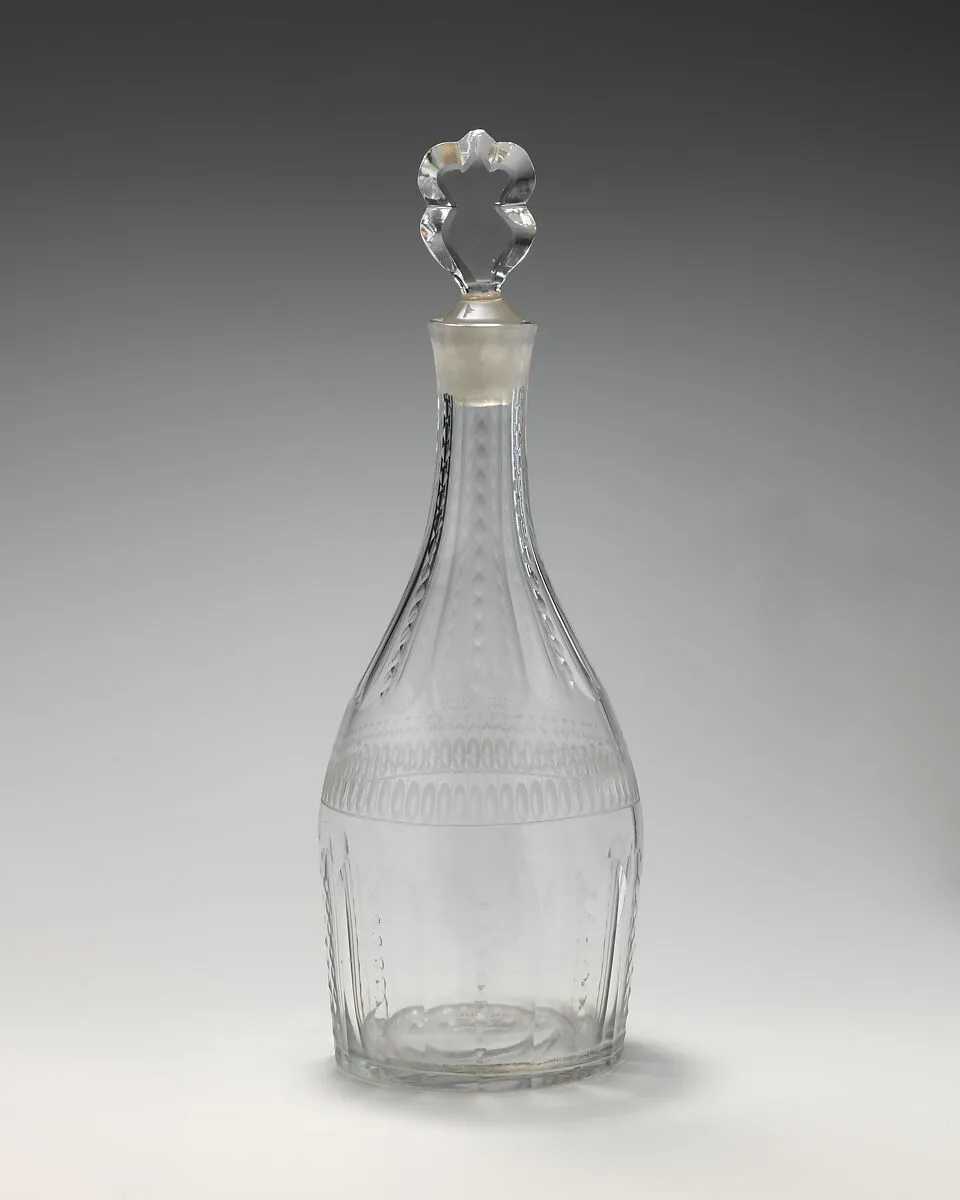 Decanter with stopper (one of a pair) — Unknown
