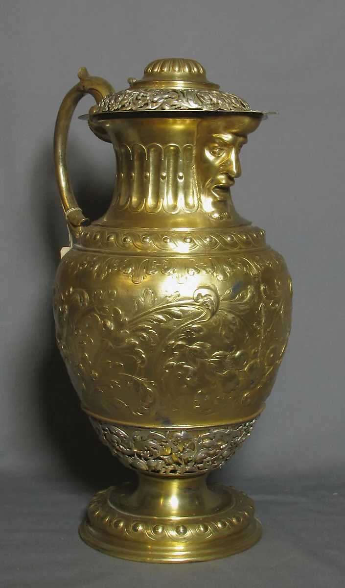 Ewer or great jug with cover — Elkington & Co.