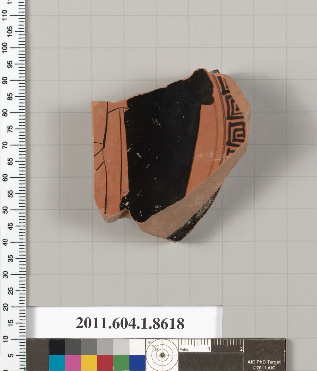 Terracotta fragment of a stemless kylix (drinking cup) — Unknown
