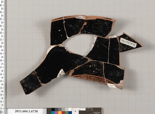 Terracotta fragment of a kylix (drinking cup)