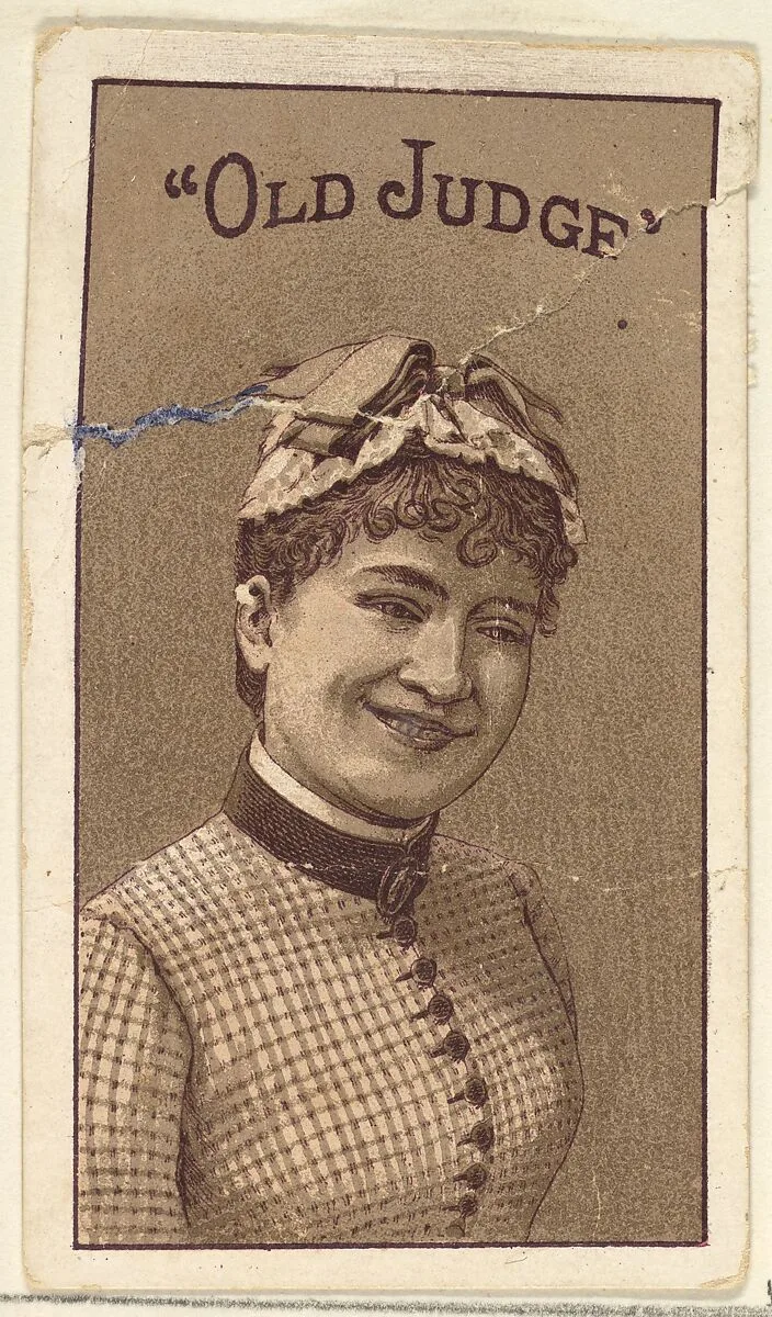 Actress from the Old Judge series (N167) for Old Judge Cigarettes — Goodwin & Company|Giles Lithographic Company