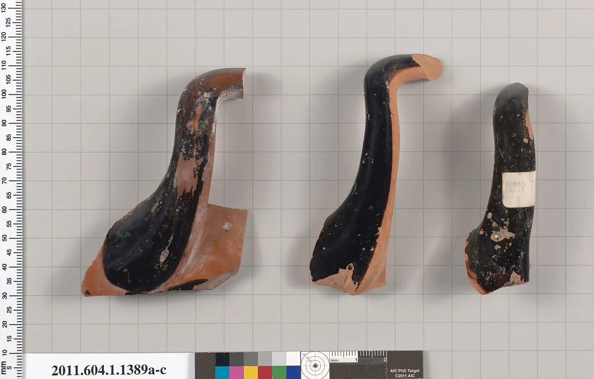 Terracotta fragments of kylikes (drinking cups) — Unknown