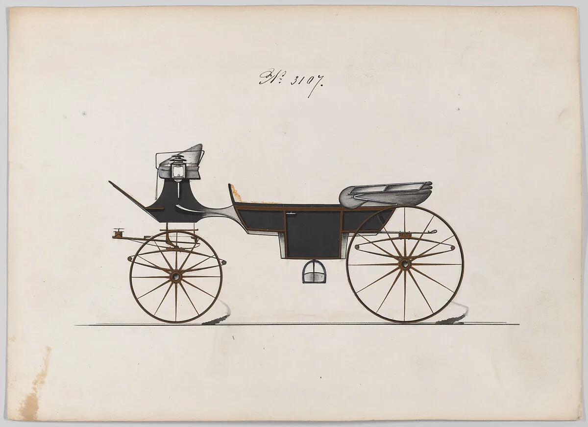 Design for Landau, No. 3107 — Brewster & Co.