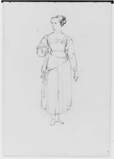 Single Female Figure (from Sketchbook)