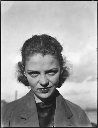 [Anne Harvey on Roof of 441 East 92nd Street Apartment Building, New York City]