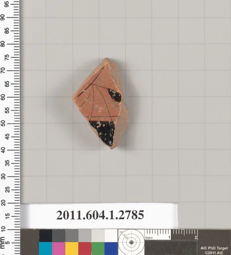 Terracotta fragment of a kylix (drinking cup)