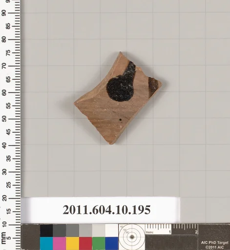 Terracotta fragment from a closed shape