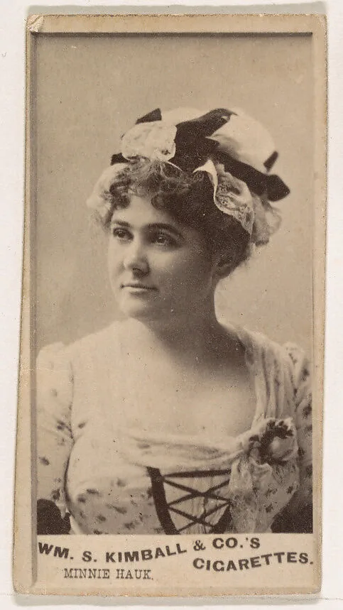 Minnie Hauk, from the Actresses series (N203) issued by Wm. S. Kimball & Co. — William S. Kimball & Company