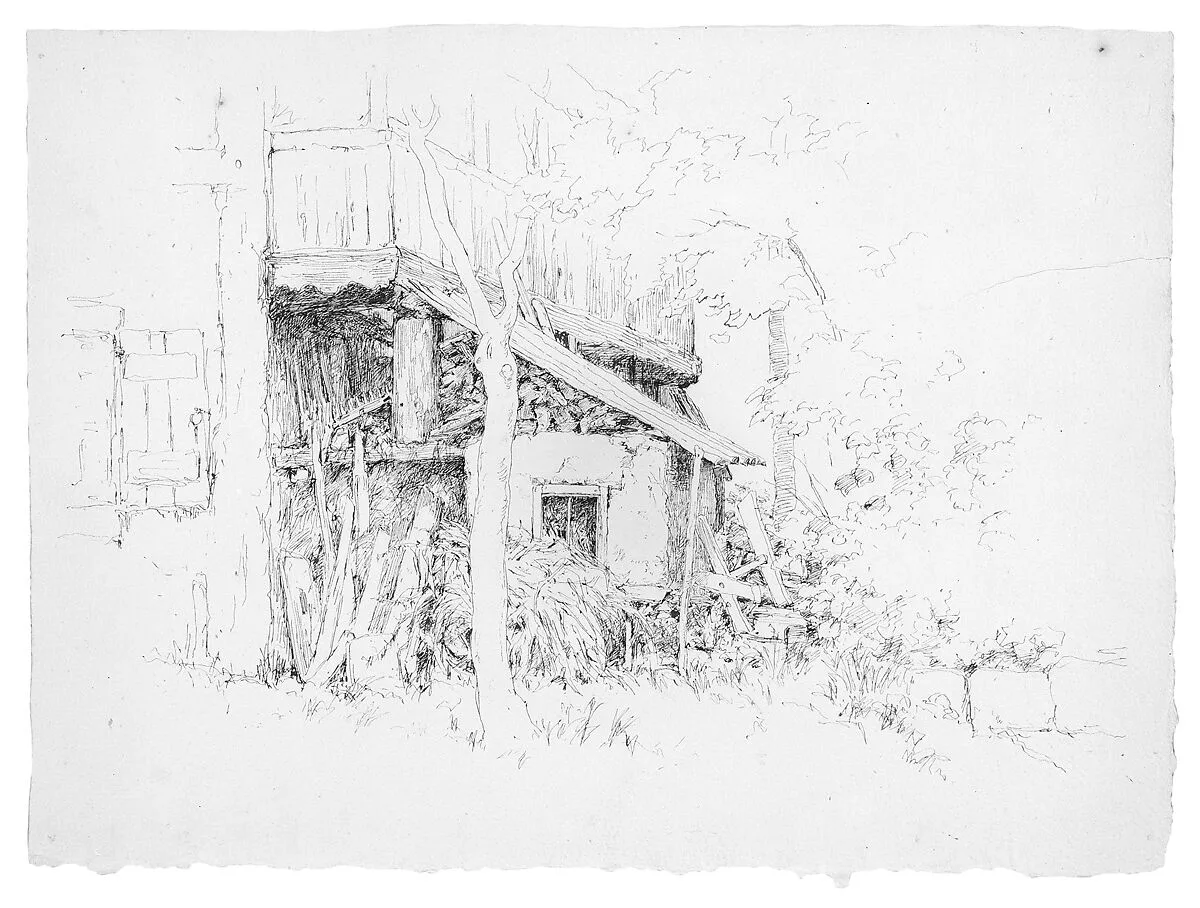 Sheet of a Ruined Shed, Germany — Andrew Fisher Bunner
