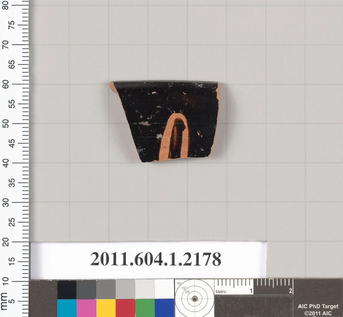 Terracotta rim fragment of a kylix (drinking cup) — Unknown