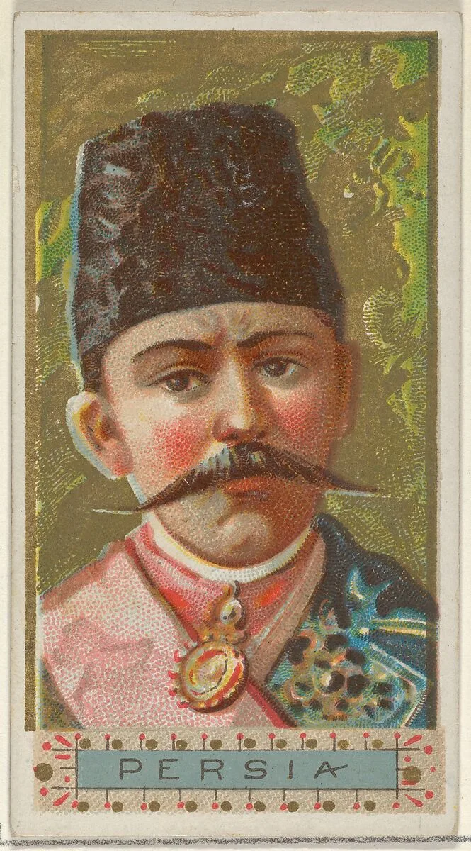 Persia, from the Types of All Nations series (N24) for Allen & Ginter Cigarettes — George S. Harris & Sons|Allen & Ginter