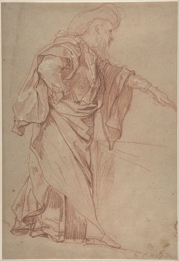 Standing Male Figure with Left Arm Extended