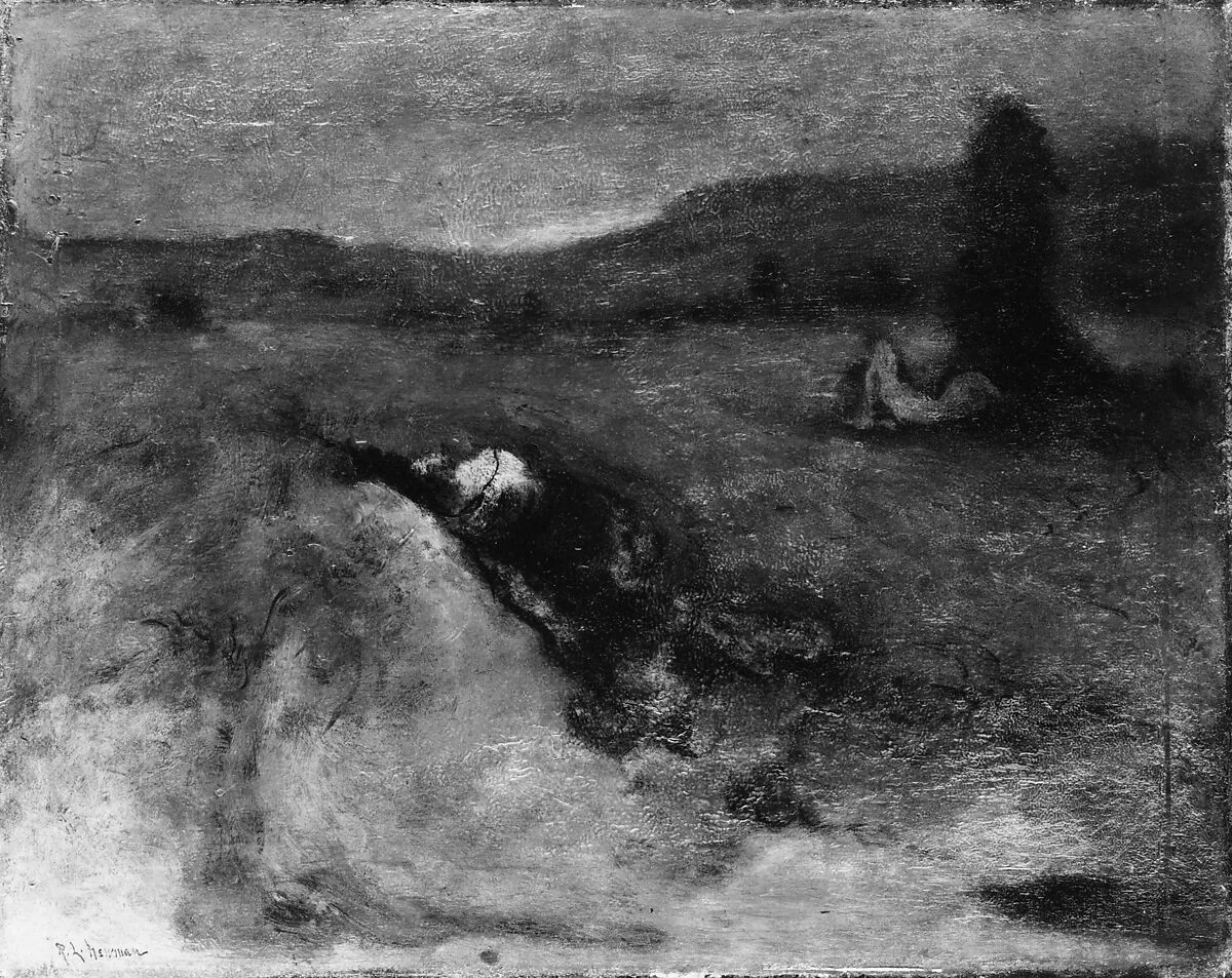 Hagar and Ishmael — Robert Loftin Newman