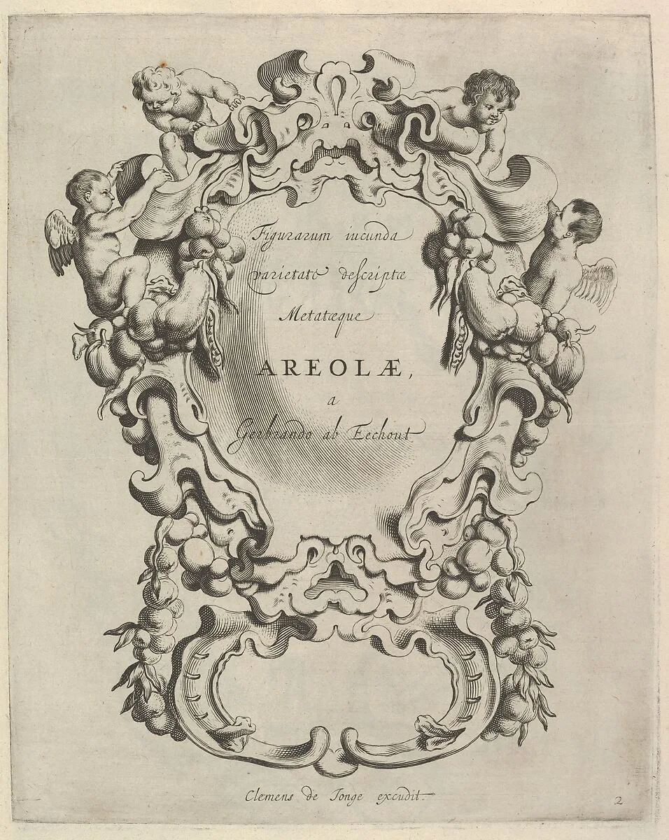 Veelderhande Niewe Compartimente (Titlepage in Latin) — Gerbrand van den Eeckhout|Clement de Jonghe|Michiel Mosyn