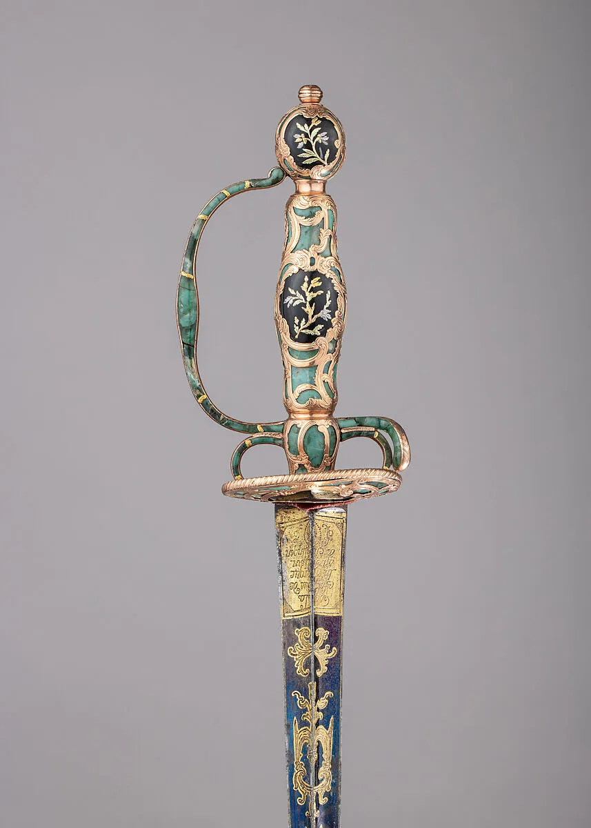 Smallsword with Scabbard — Unknown