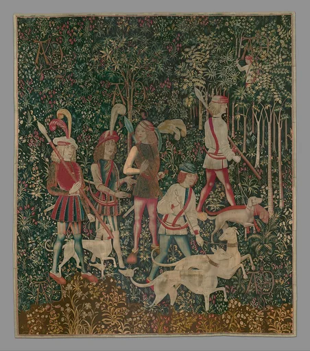 The Hunters Enter the Woods (from the Unicorn Tapestries)