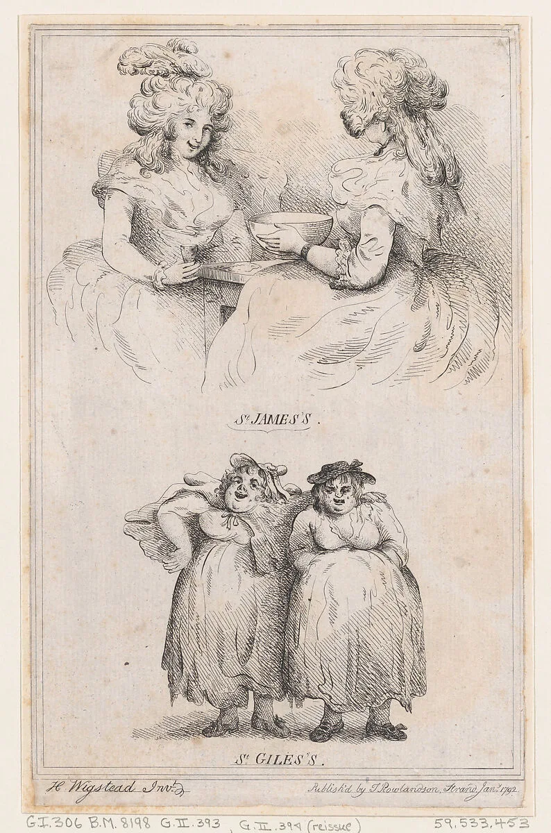 St James's and St Giles's — Thomas Rowlandson|S. W. Fores