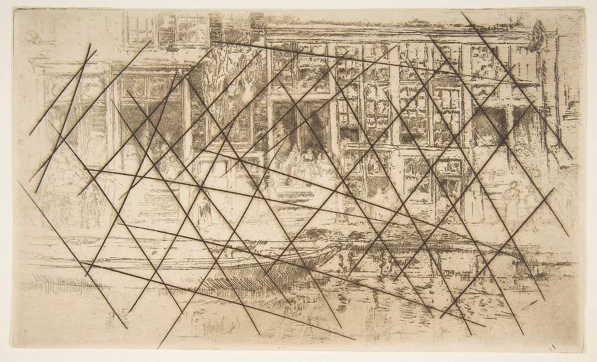 Jews' Quarter, Amsterdam — James McNeill Whistler