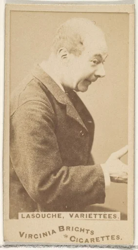 Lasouche, Variettees, from the Actors and Actresses series (N45, Type 1) for Virginia Brights Cigarettes