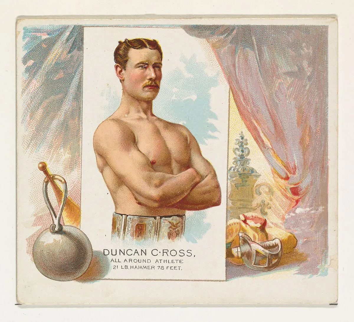Duncan C. Ross, All Around Athlete, from World's Champions, Second Series (N43) for Allen & Ginter Cigarettes — Lindner, Eddy & Claus|Allen & Ginter