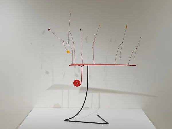 Red Curlicue with Six Davits — Alexander Calder