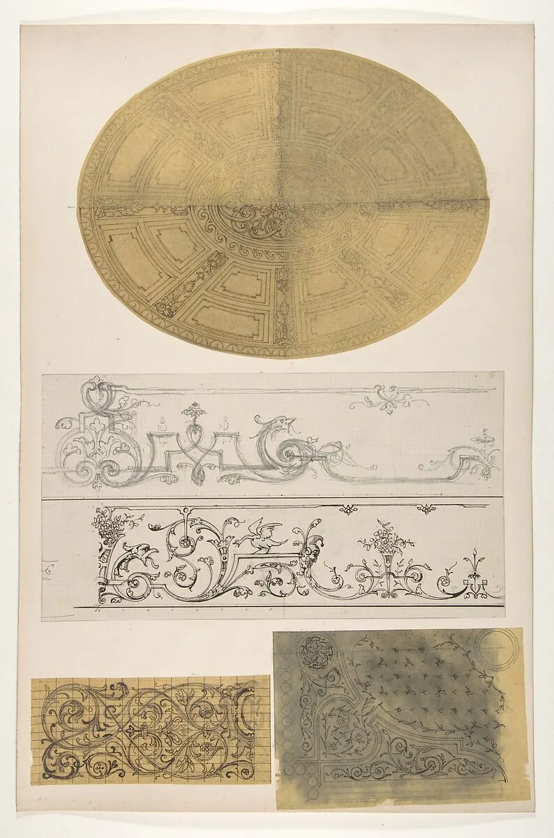 Five designs for the decoration of interiors — Jules-Edmond-Charles Lachaise|Eugène-Pierre Gourdet
