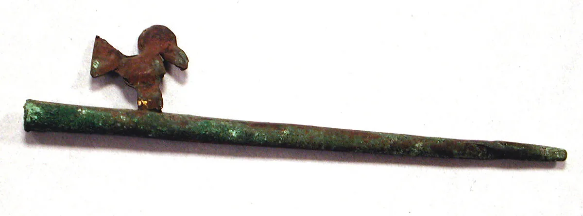 Hammered Copper Miniature Spear Thrower — Unknown