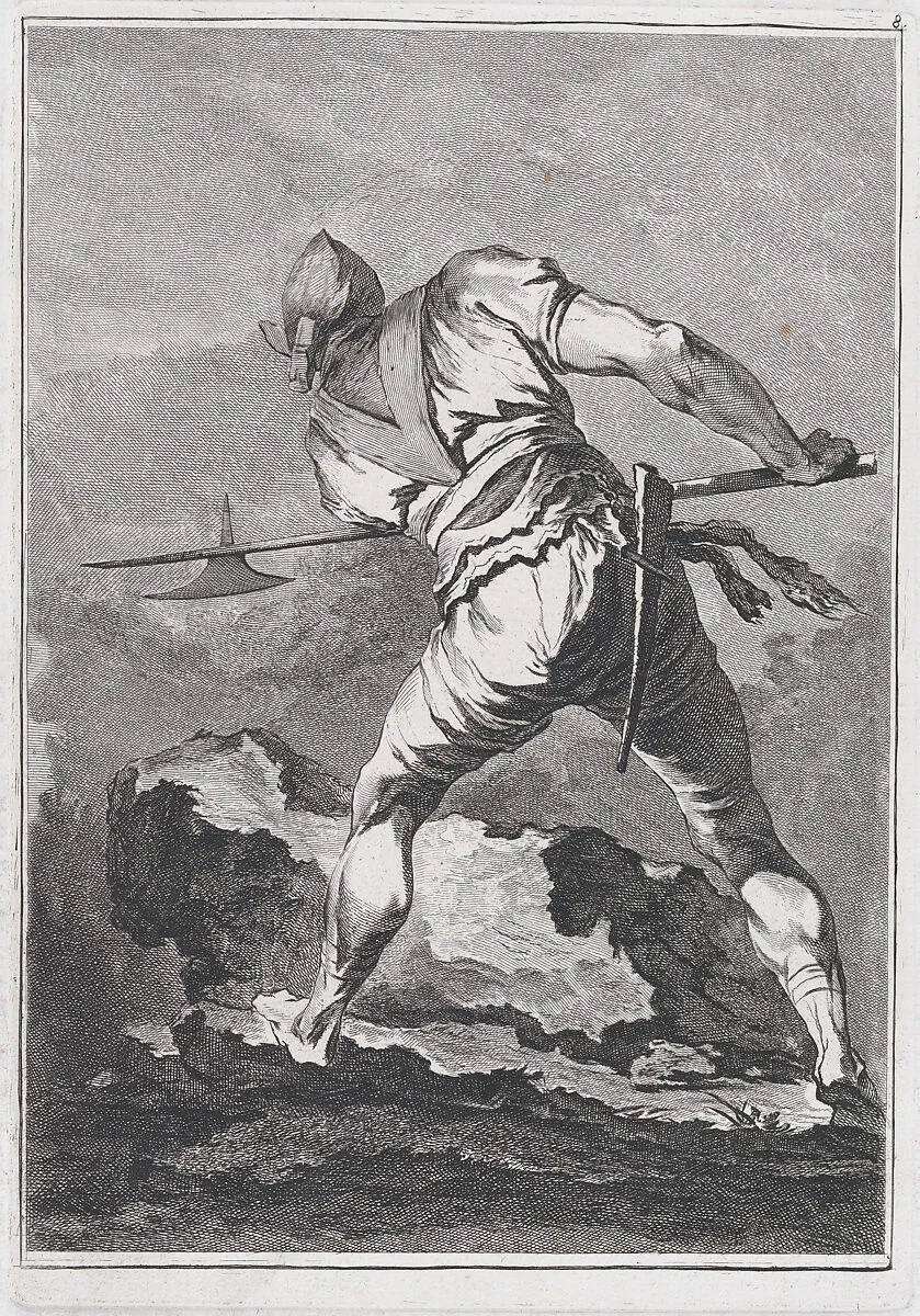 Lunging Soldier Seen from Behind — Philippe Jacques de Loutherbourg|Matthias Pfenninger