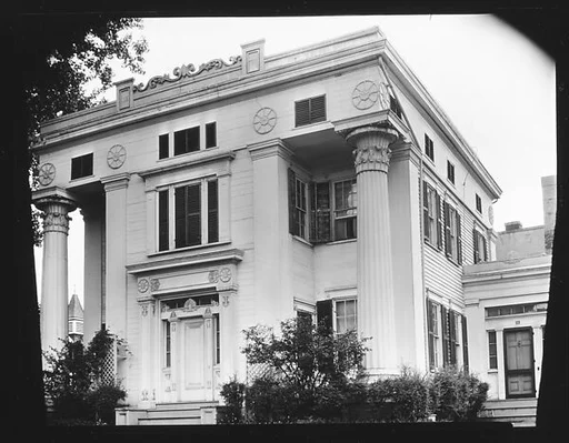 [Greek Revival House with Massive Corinthian Columns]
