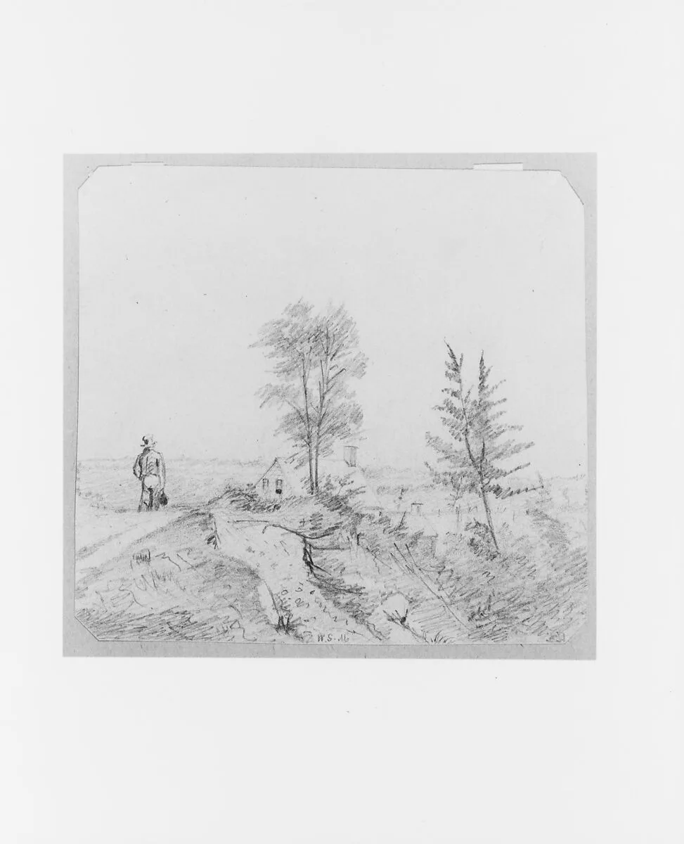 Landscape with Figure (from McGuire Scrapbook) — William Sidney Mount