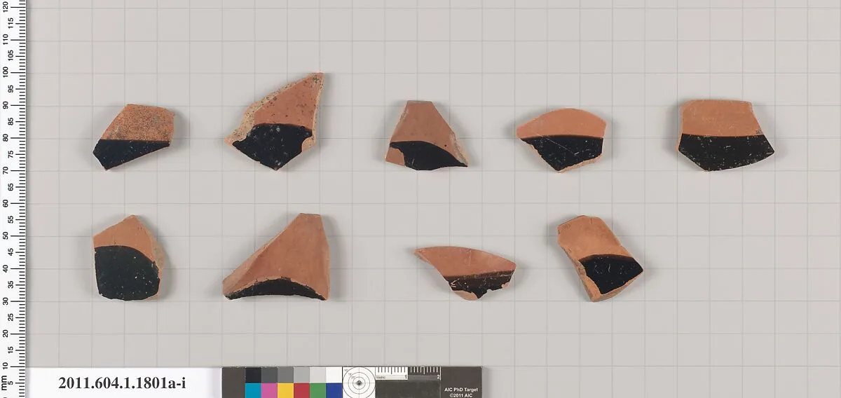 Terracotta rim fragments of kylikes(drinking cups) — Unknown