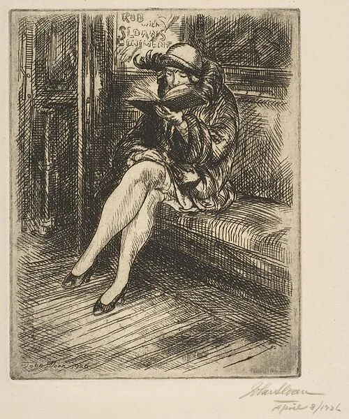 Reading in the Subway — John Sloan