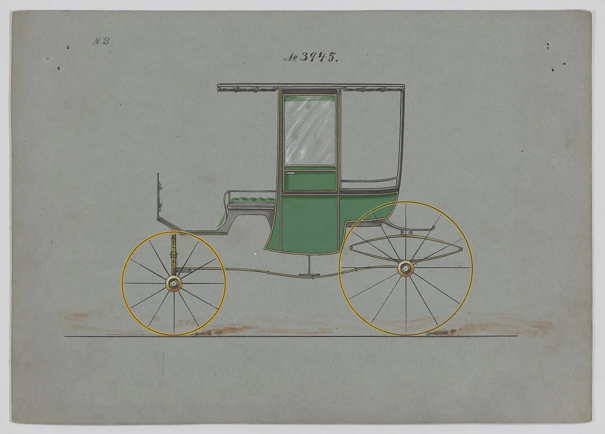 Design for 4 seat Rockaway, no. 3945 — Brewster & Co.|Herman Stahmer