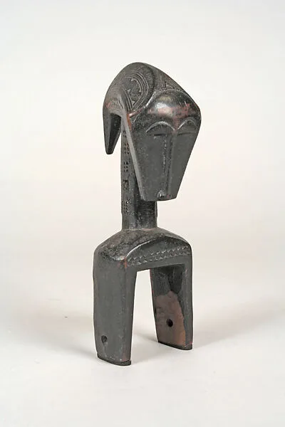 Heddle Pulley with Figure — Unknown