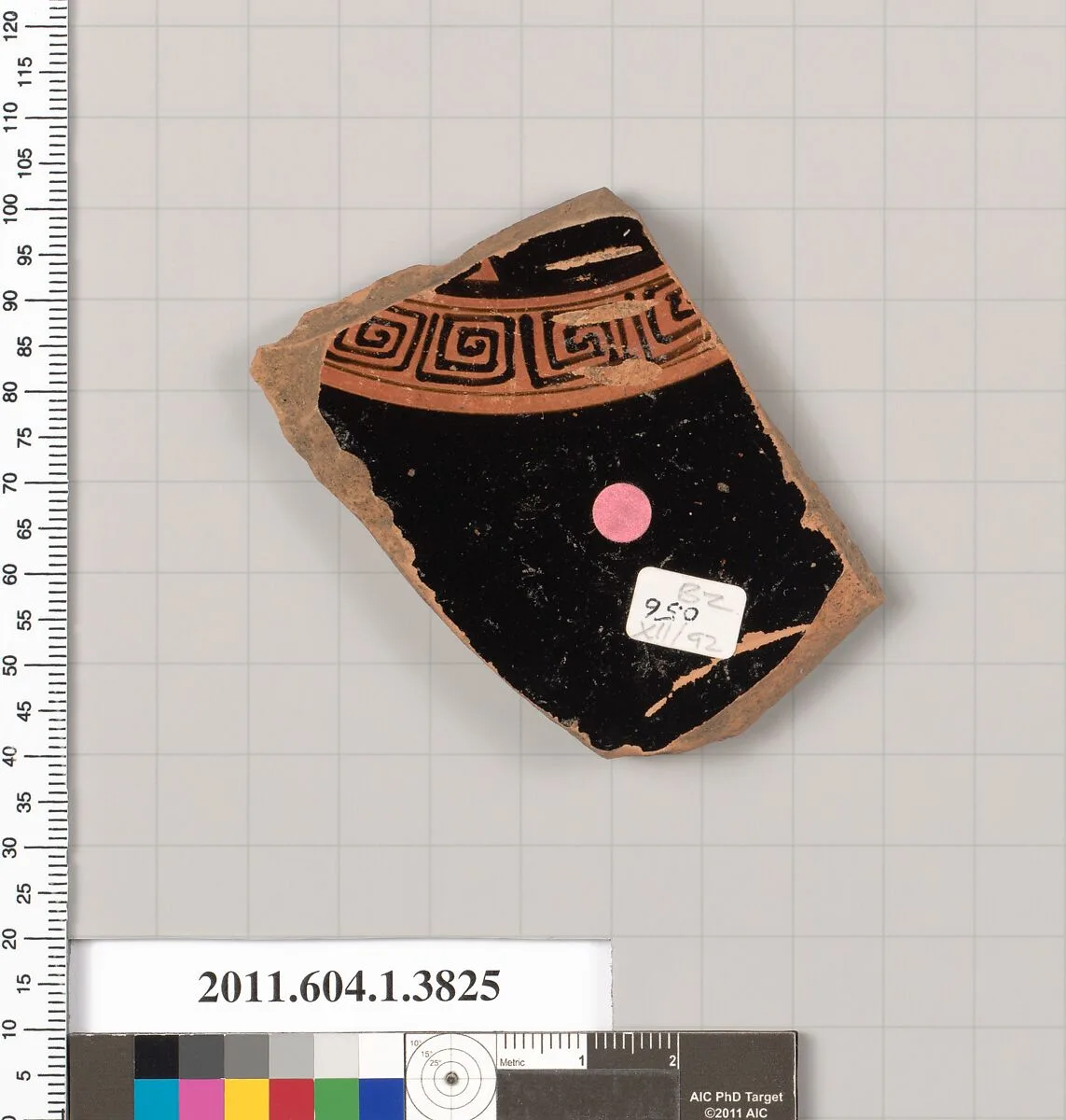 Terracotta fragment of a kylix (drinking cup) — Unknown