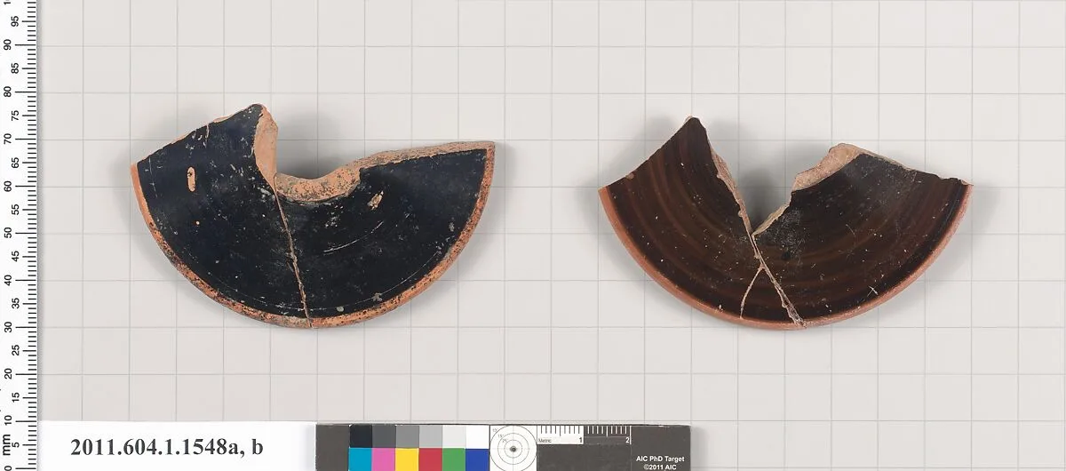 Terracotta fragments of kylikes (drinking cups) — Unknown
