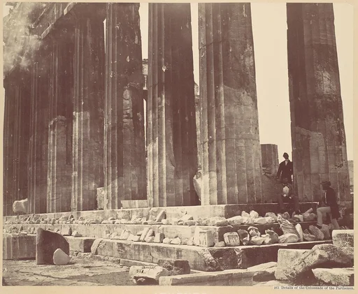 [Details of the Colonnade of the Parthenon, Athens]