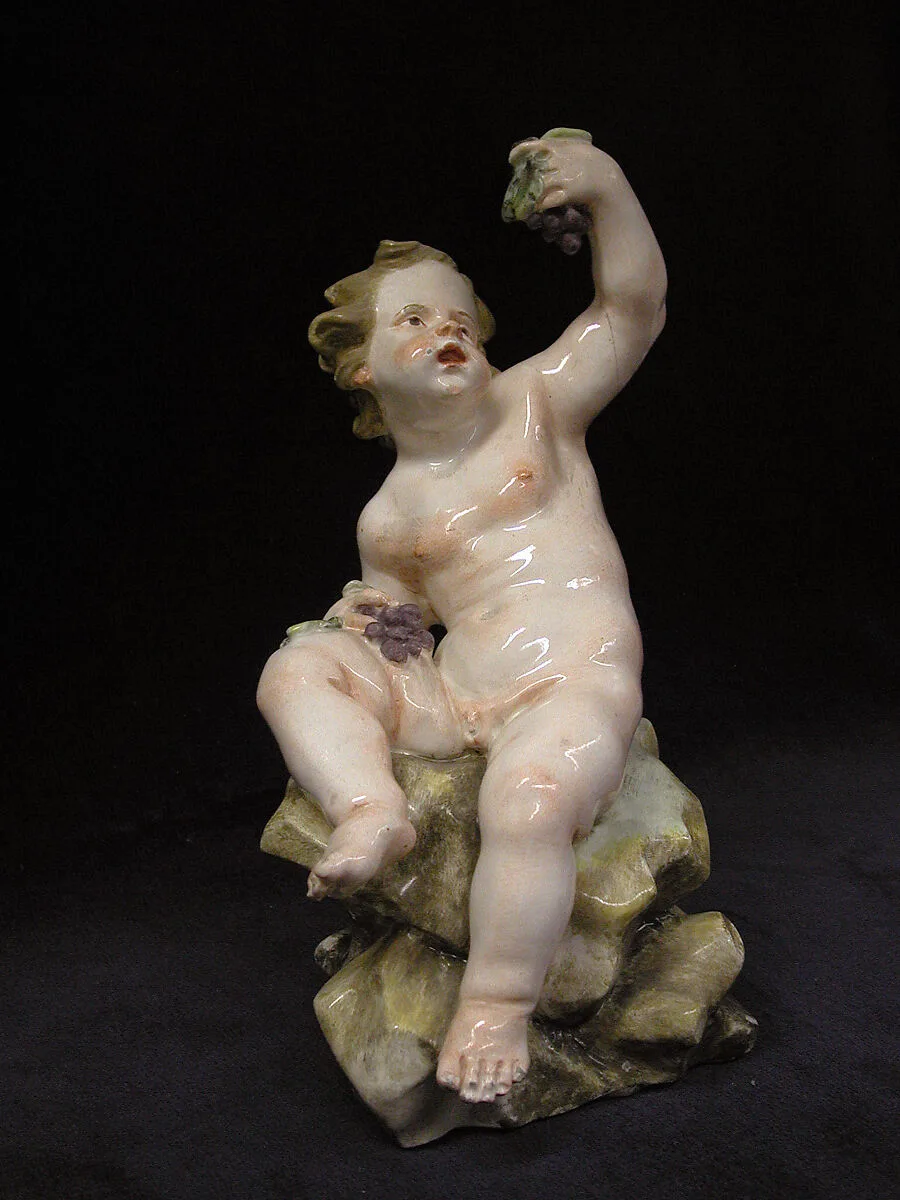Child with Grapes — Real Fabrica de Buen Retiro