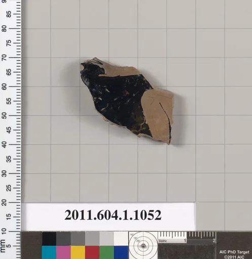 Terracotta fragment of a kylix (drinking cup)