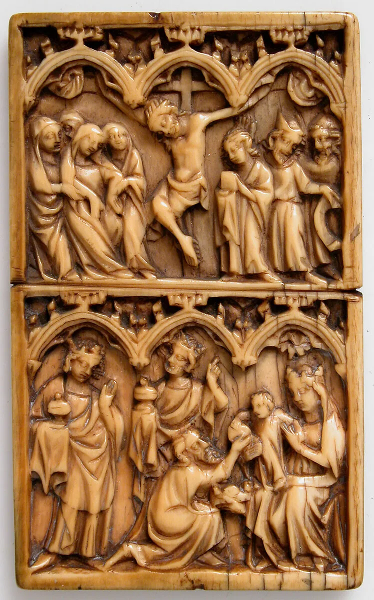 Writing Tablet with Crucifixion and the Adoration of the Magi — Unknown