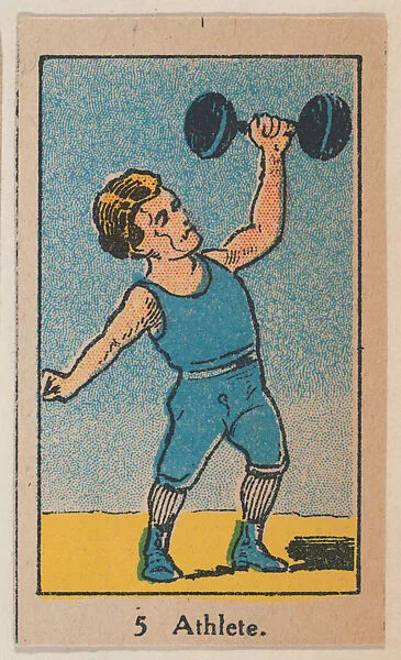 Athlete #5 from the Sports Drawings series (W542) — Unknown