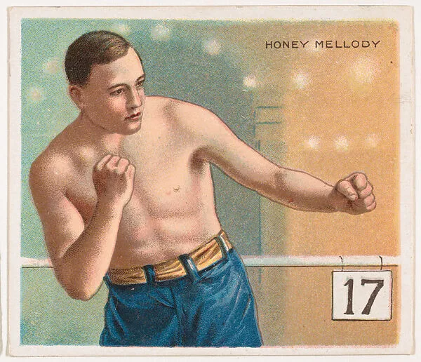 William J. (Honey) Mellody, Boxing, from Mecca & Hassan Champion Athlete and Prize Fighter collection, 1910 — Mecca Cigarettes