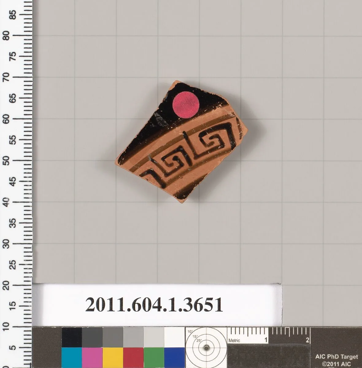 Terracotta fragment of a kylix (drinking cup) — Unknown