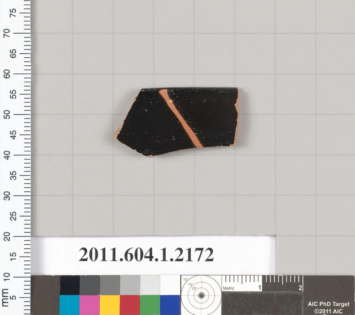 Terracotta rim fragment of a kylix (drinking cup) — Unknown