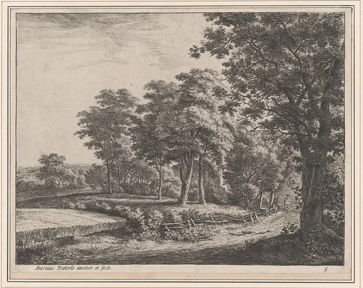 A Horseman by a Fence