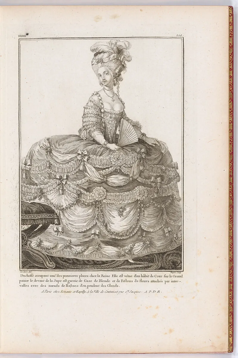 Gallerie des Modes et Costumes Français Desinés D'Apres Nature — Esnauts et Rapilly|Jean-Augustin Grangé|G. F. R. Molé|Pierre Thomas Le Clerc|Claude Louis Desrais|Jean-Baptiste Martin|Claude-Ferdinand Gaillard|François Louis Joseph Watteau|Pierre Adrien Le Beau|Nicolas Dupin|Etienne Claude Voysard|Jean Alexandre Aveline|Jean-Baptiste Patas