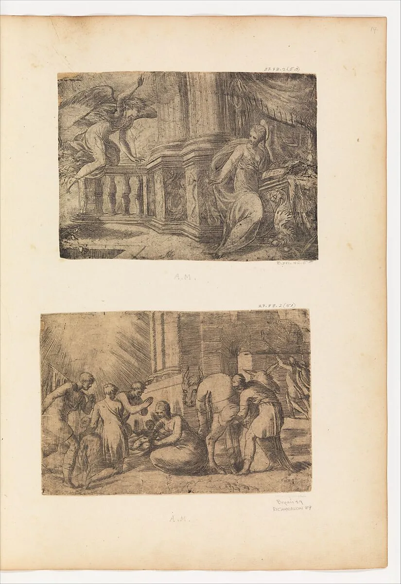 The Adoration of the Shepherds — Andrea Schiavone (Andrea Meldola)